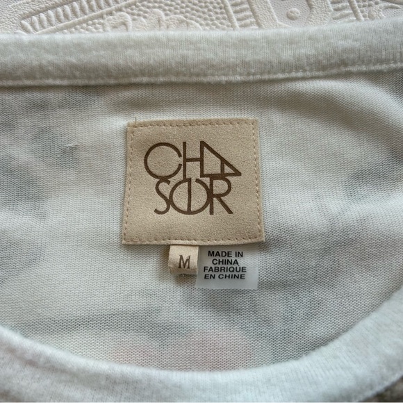 CHASER Love Knit Ruffle Tier Dolman Soft Sweater M NWOT - Picture 4 of 7